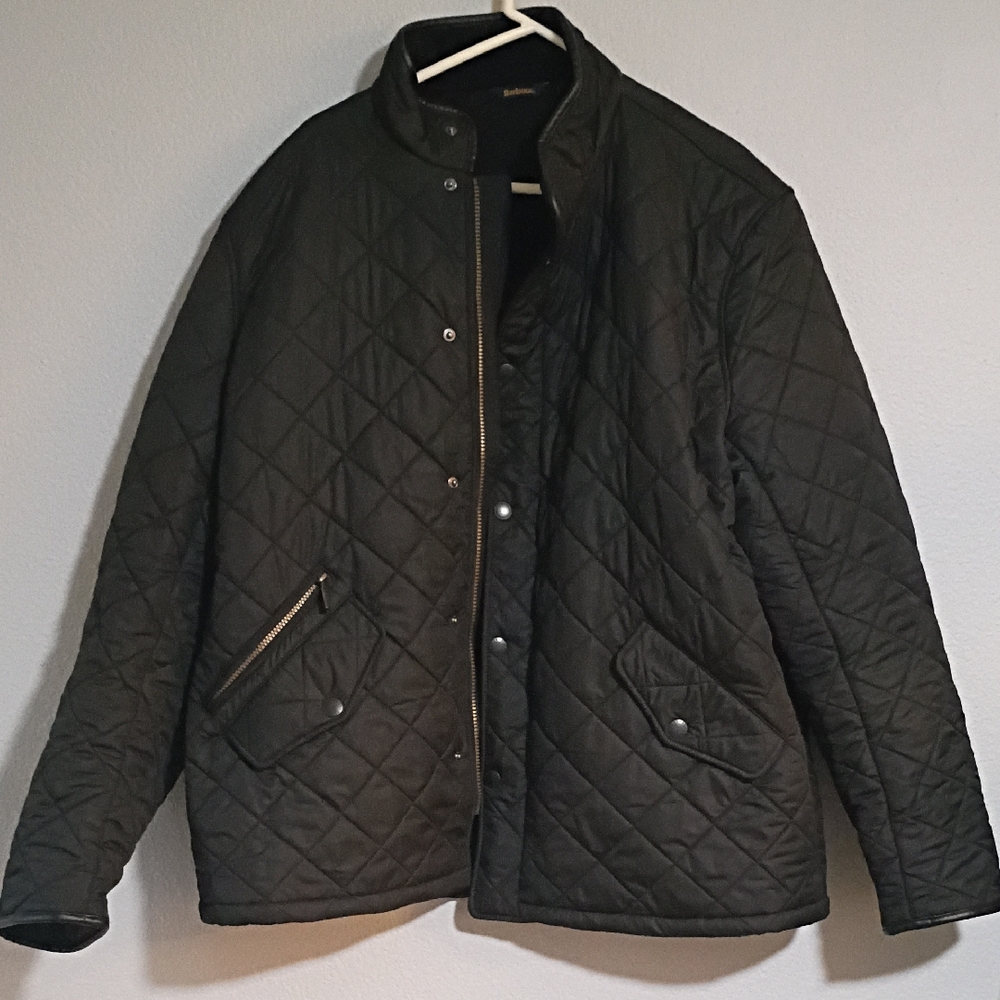 Barbour Men's Dark Quilted Jacket